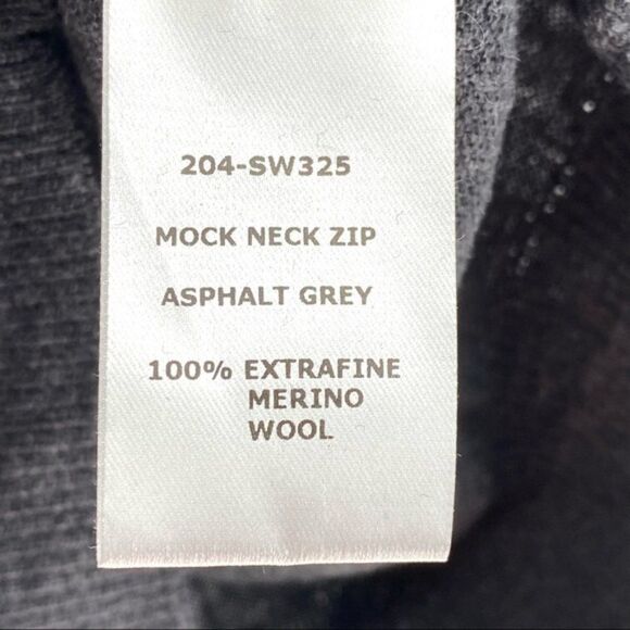 Porsche Design Men's Merino Wool Mock Neck Half Zip Sweater - M - Picture 3 of 10